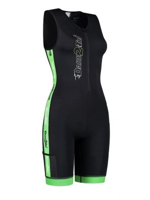 Women&#039;s coldmax tri-suit black-green