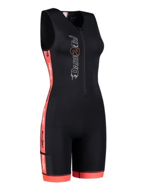 Women&#039;s coldmax tri-suit black-red