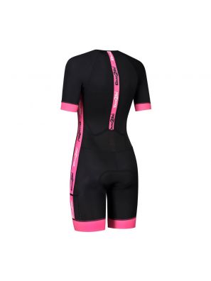 Women&#039;s coldmax short sleeves tri-suit black-pink