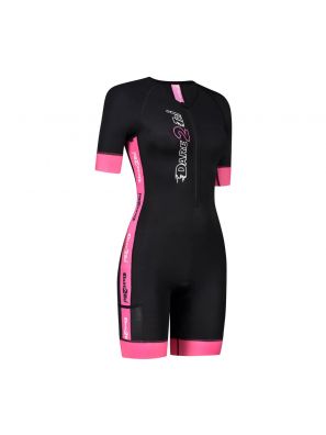 Women&#039;s coldmax short sleeves tri-suit black-pink