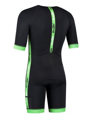 Men&#039;s coldmax short sleeved tri-suit black-green