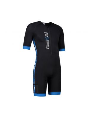 Men&#039;s coldmax short sleeved tri-suit black-blue