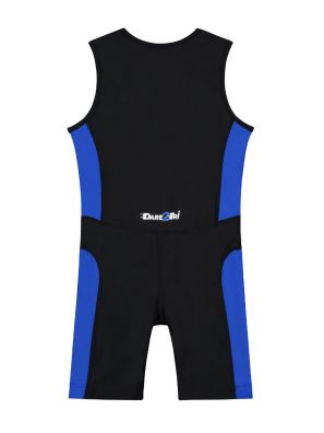 Kids tri-suit black-blue