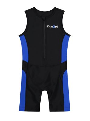 Kids tri-suit black-blue