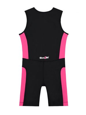 Kids tri-suit black-pink